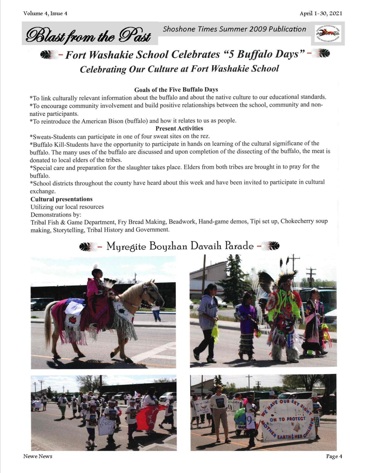 April 1st, 2021 Eastern Shoshone